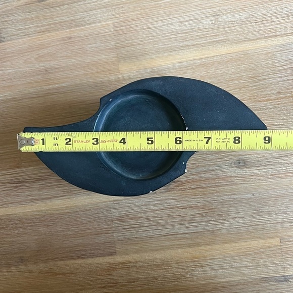 Asymmetrical Black and Gray Ceramic Art Piece Alexander Danel Austin Sculpture - Picture 14 of 16